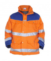 Fluor Oranje - Korenblauw