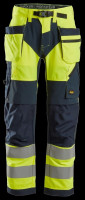 High Visibility Geel - Donker blauw